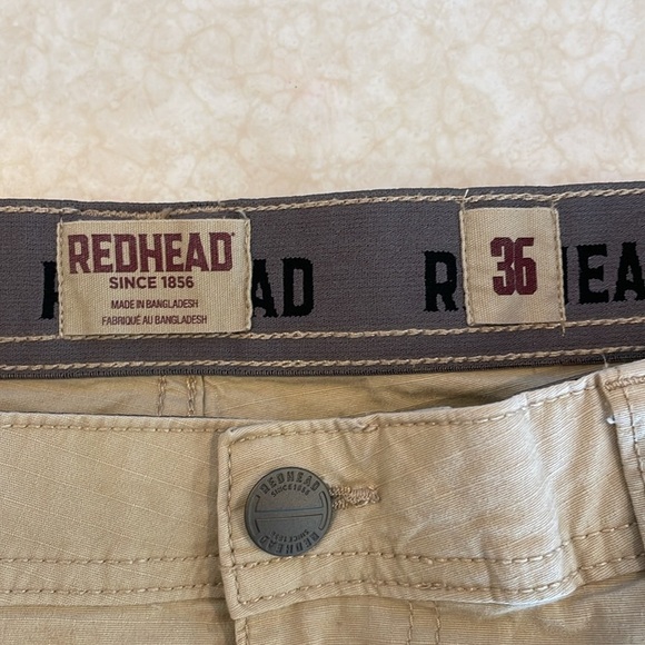 Redhead, Men’s Khaki Cargo Shorts, Sz 36, Excellent Condition - Picture 5 of 6